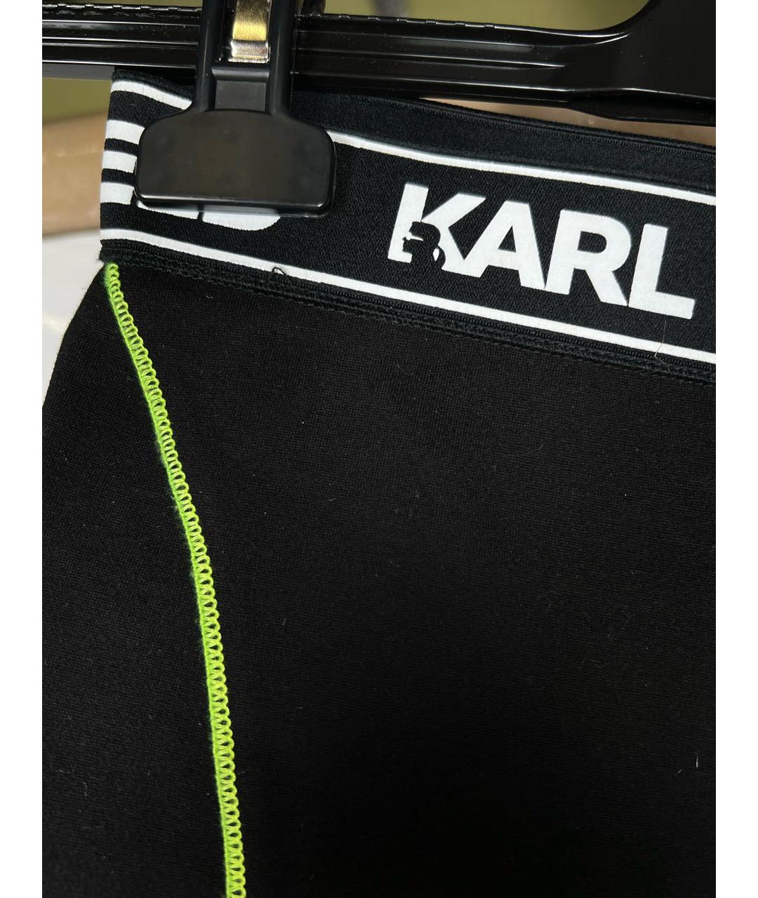 KARL LAGERFELD Черные спортивные брюки и шорты, фото 3
