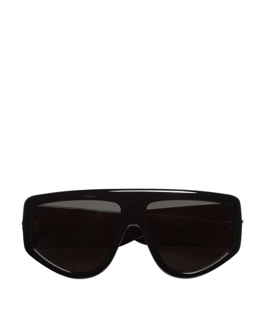 BOTTEGA VENETA Черные пластиковые солнцезащитные очки, фото 1