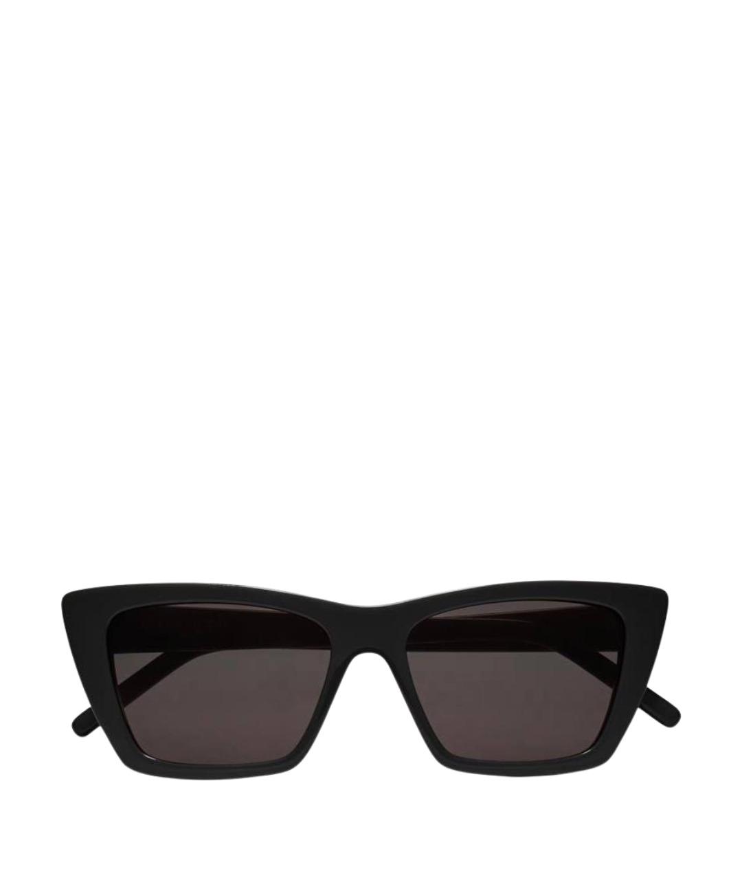 SAINT LAURENT Черные пластиковые солнцезащитные очки, фото 1