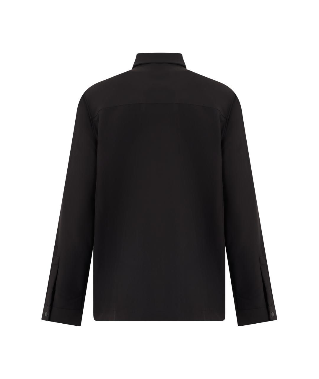 HUGO BOSS Черная полиуретановая куртка, фото 2