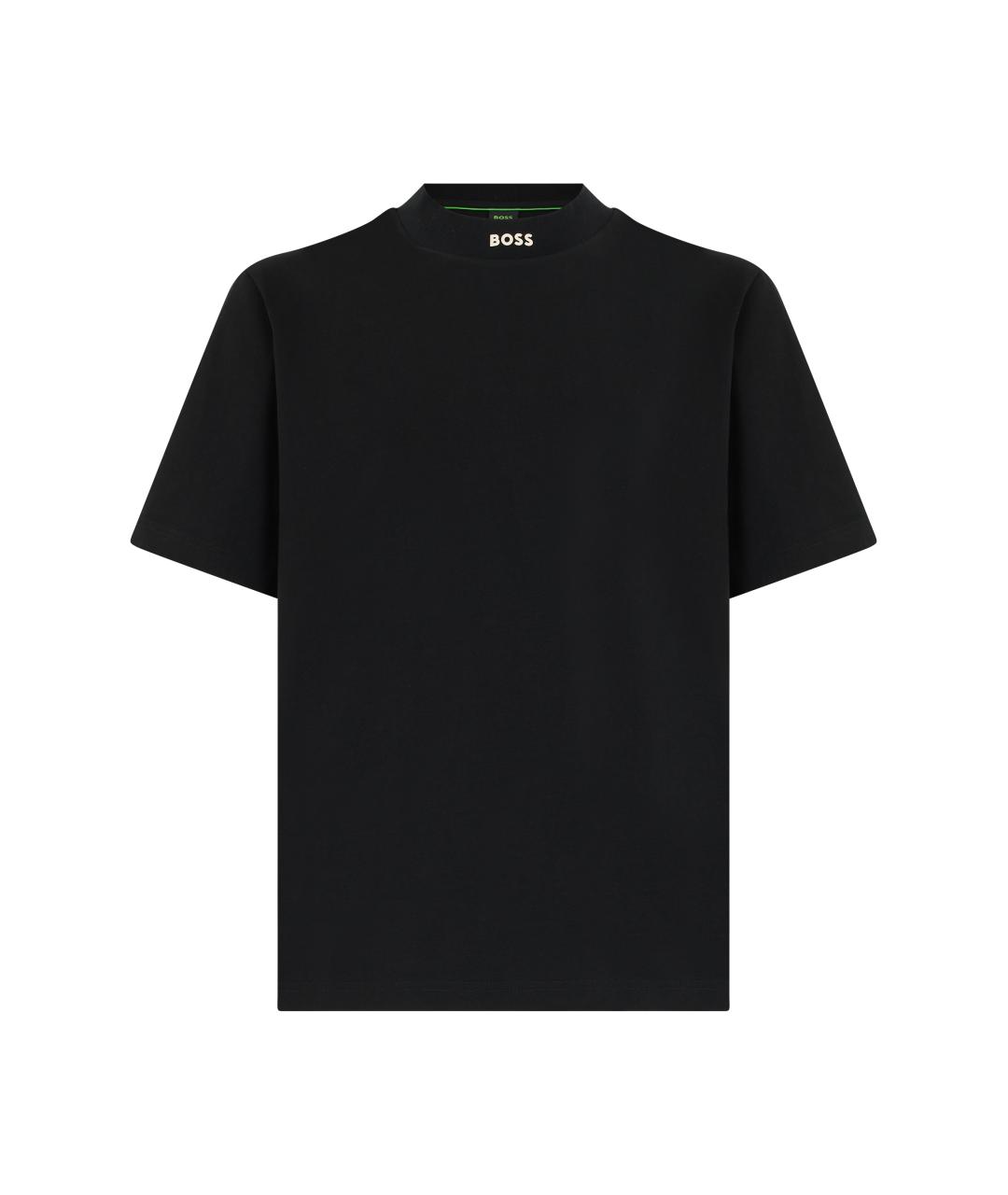HUGO BOSS Черная хлопковая футболка, фото 1