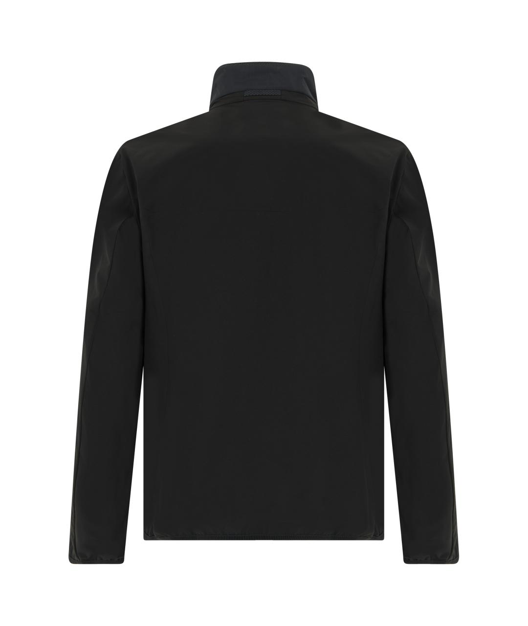 HUGO BOSS Черная полиуретановая спортивная куртка, фото 2