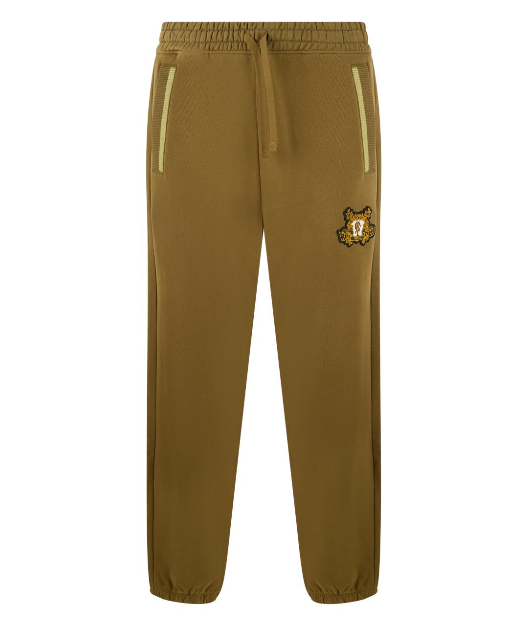 HUGO BOSS Хаки хлопковые повседневные брюки, фото 1