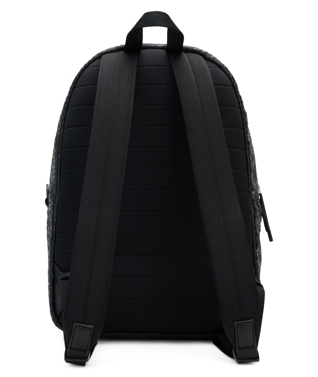 HUGO BOSS Черный синтетический рюкзак, фото 3