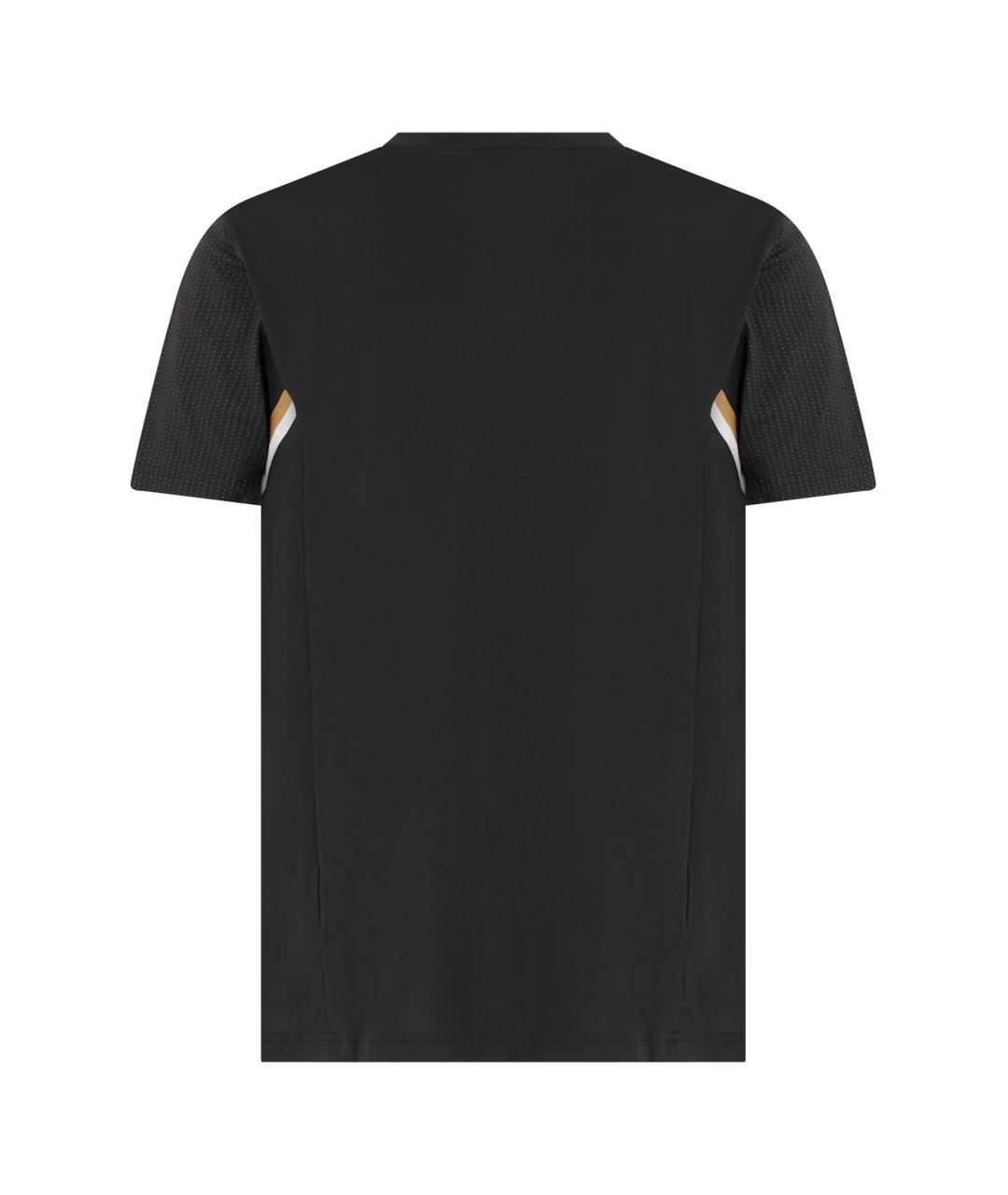HUGO BOSS Черная синтетическая футболка, фото 2