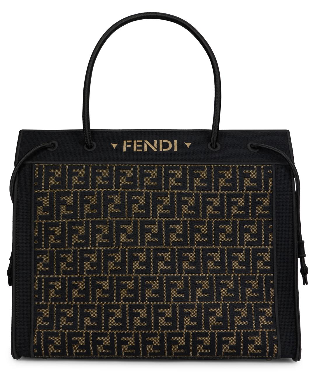 FENDI Мульти жаккардовая сумка тоут, фото 2