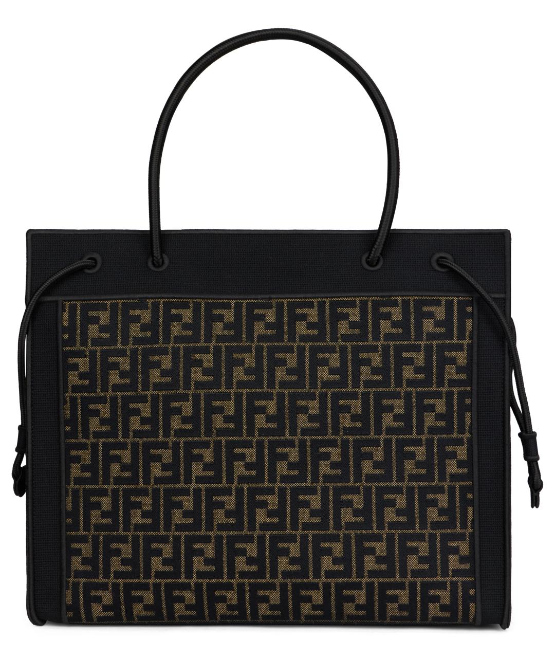 FENDI Мульти жаккардовая сумка тоут, фото 4