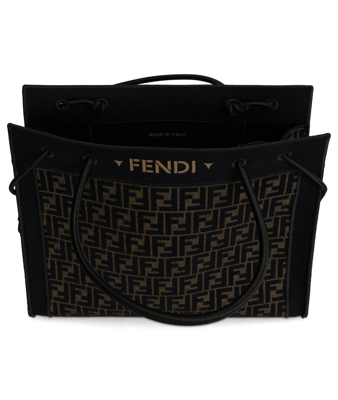 FENDI Мульти жаккардовая сумка тоут, фото 5