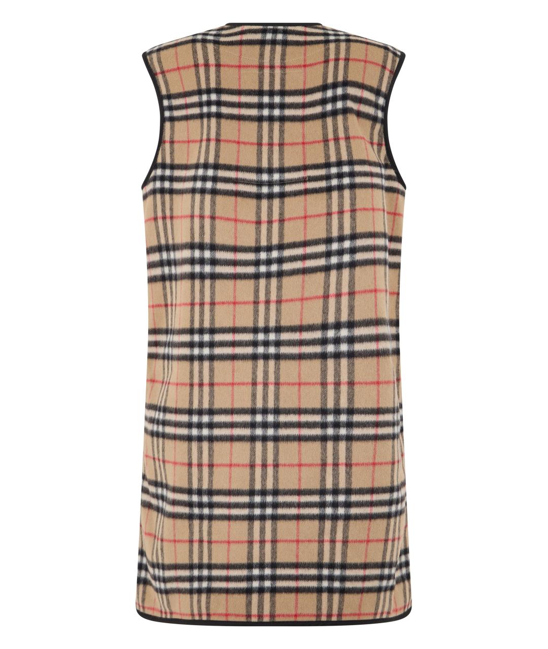 BURBERRY Бежевый шерстяной жилет, фото 2