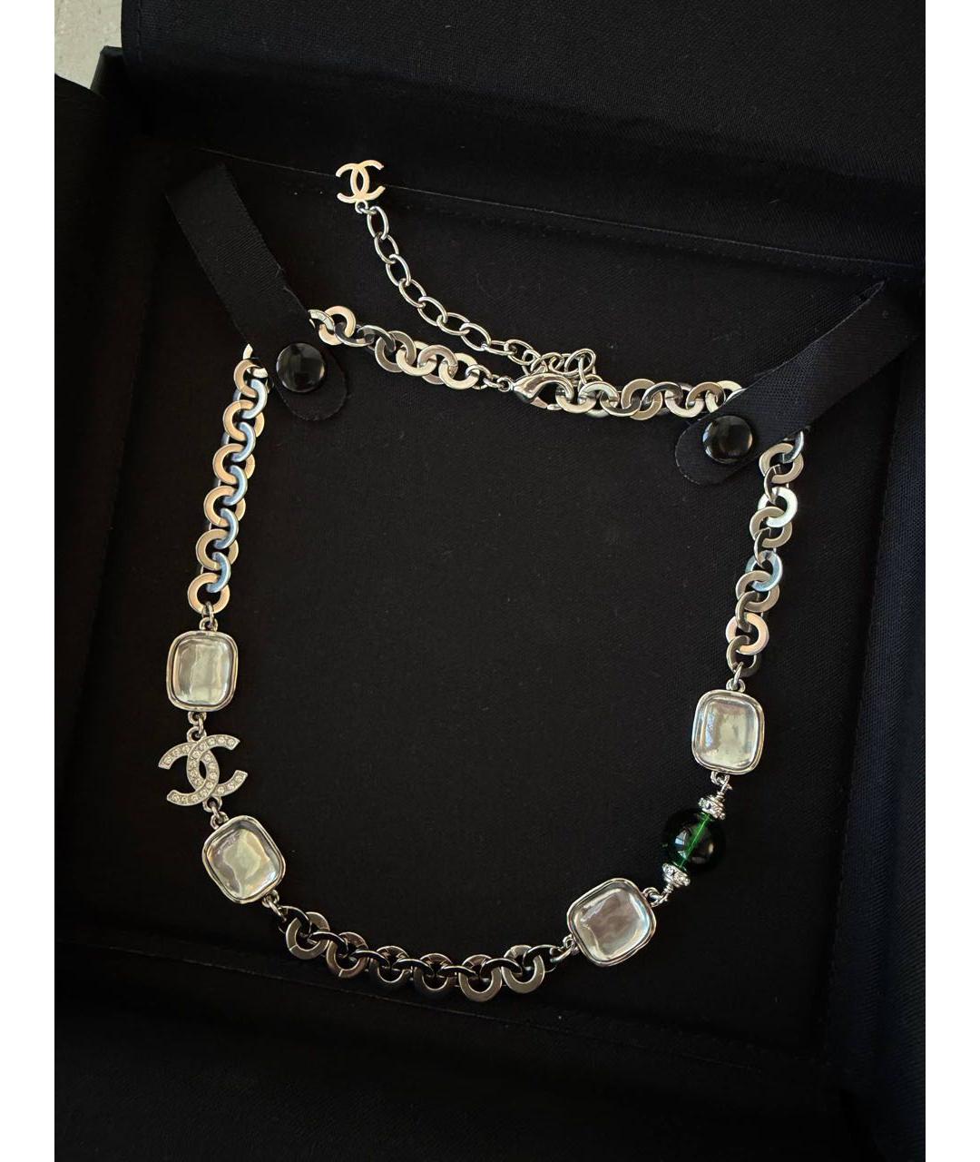 CHANEL Серебряное колье, фото 3