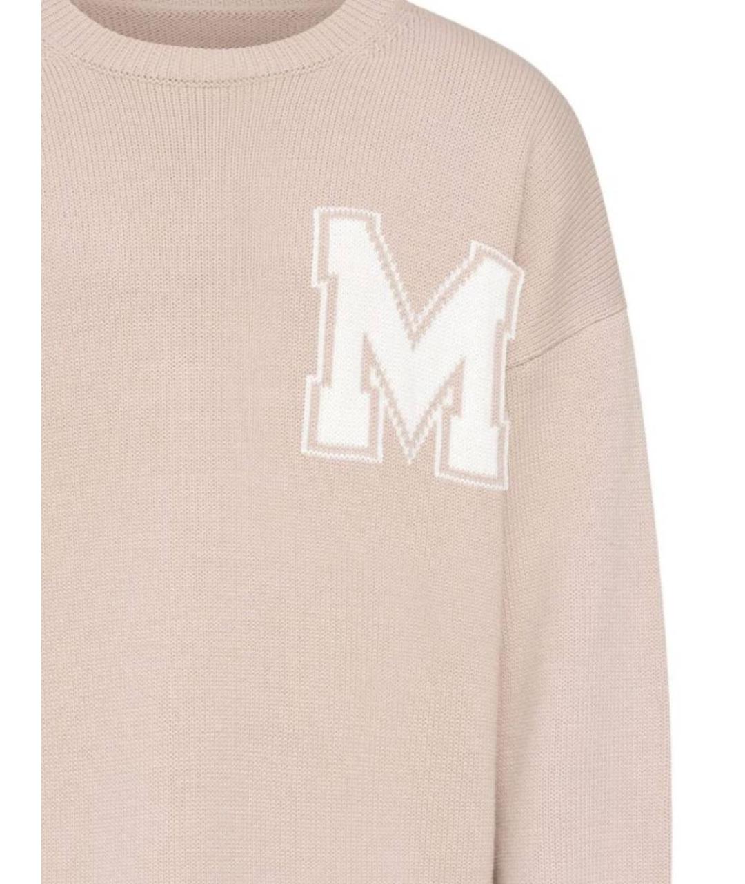 MM6 MAISON MARGIELA Бежевый хлопковый джемпер / свитер, фото 2