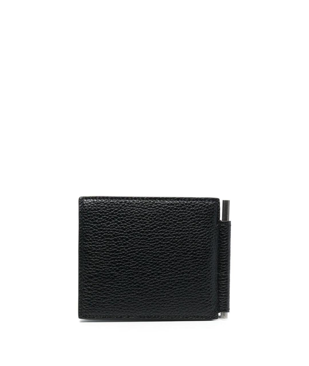 TOM FORD Черный кожаный кошелек, фото 3