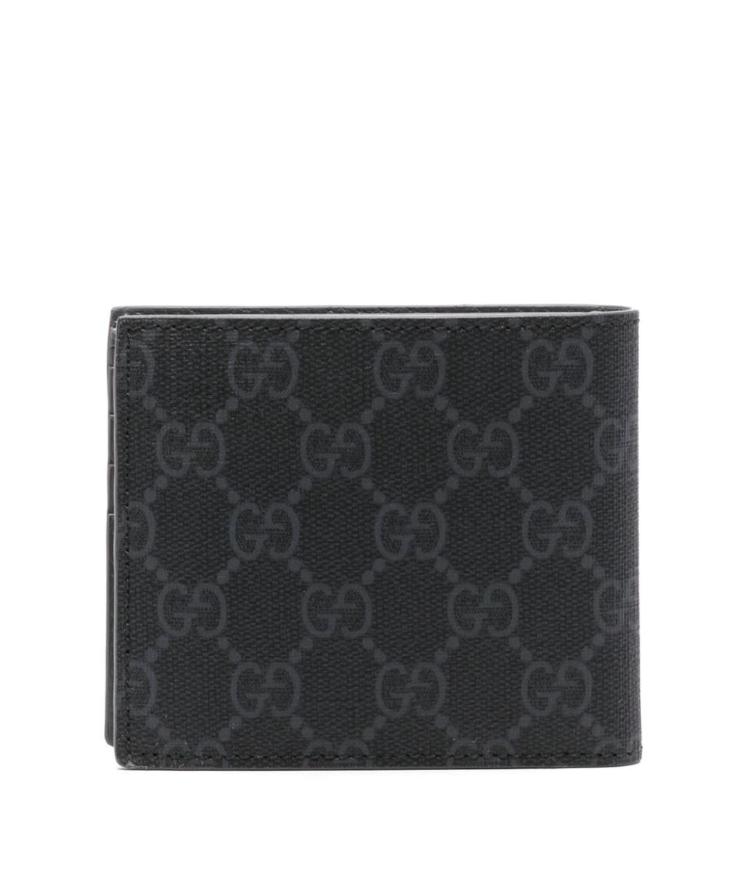 GUCCI Черный кожаный кошелек, фото 3