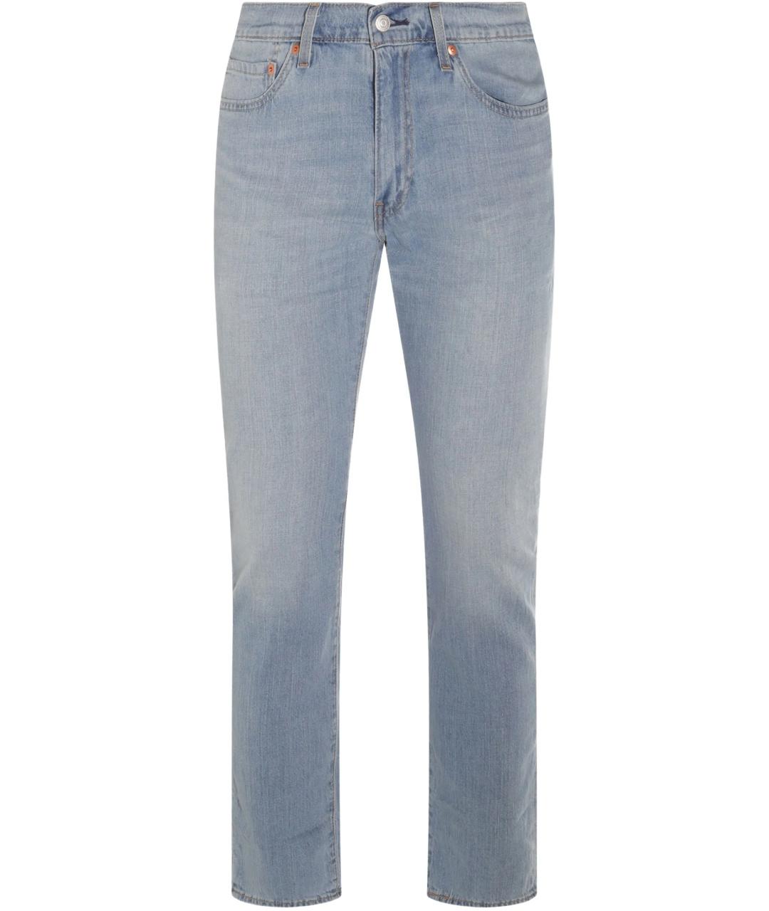 LEVI'S Голубые хлопковые джинсы скинни, фото 1