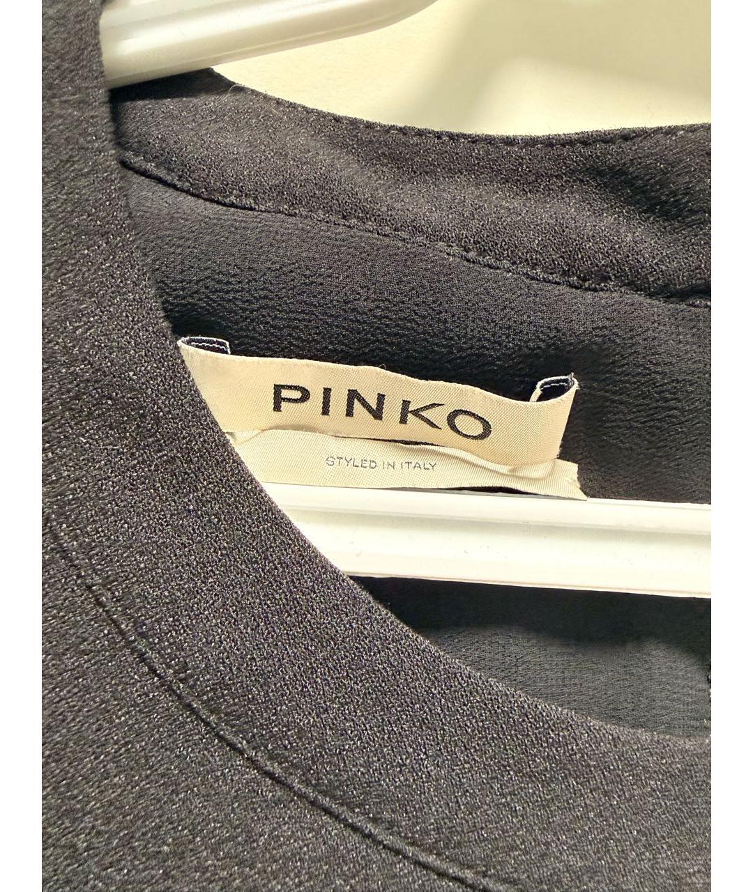 PINKO Черное повседневное платье, фото 3