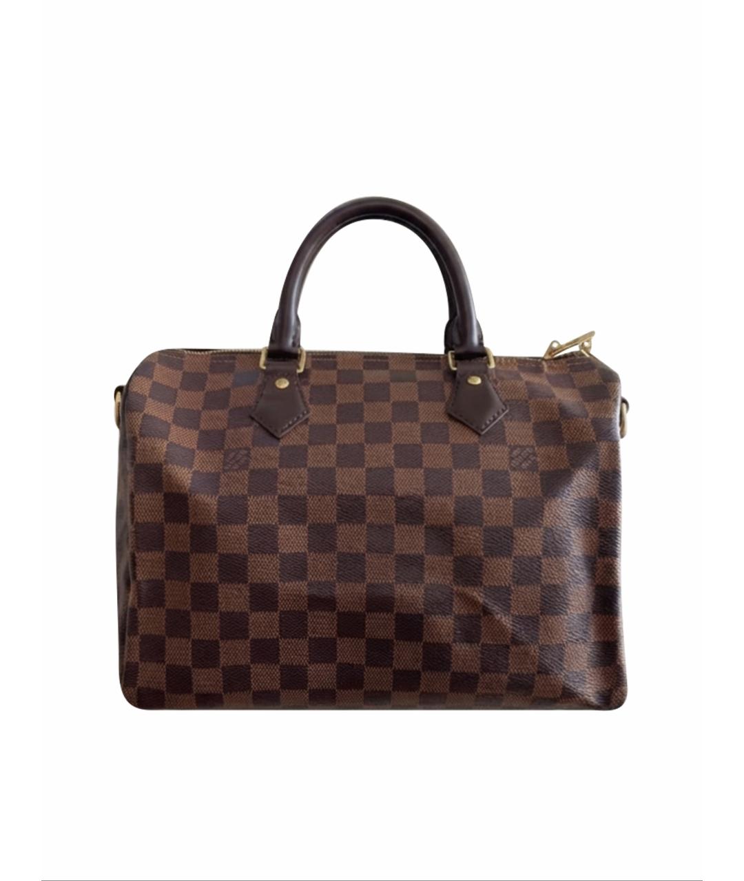 LOUIS VUITTON Коричневая сумка тоут из канвы, фото 1