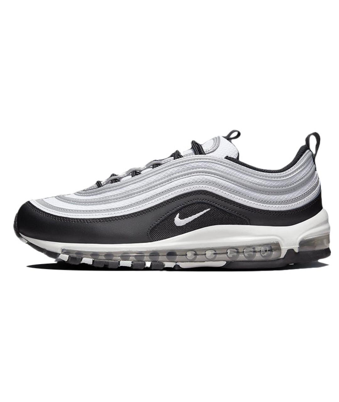 NIKE Серые кожаные низкие кроссовки / кеды, фото 5
