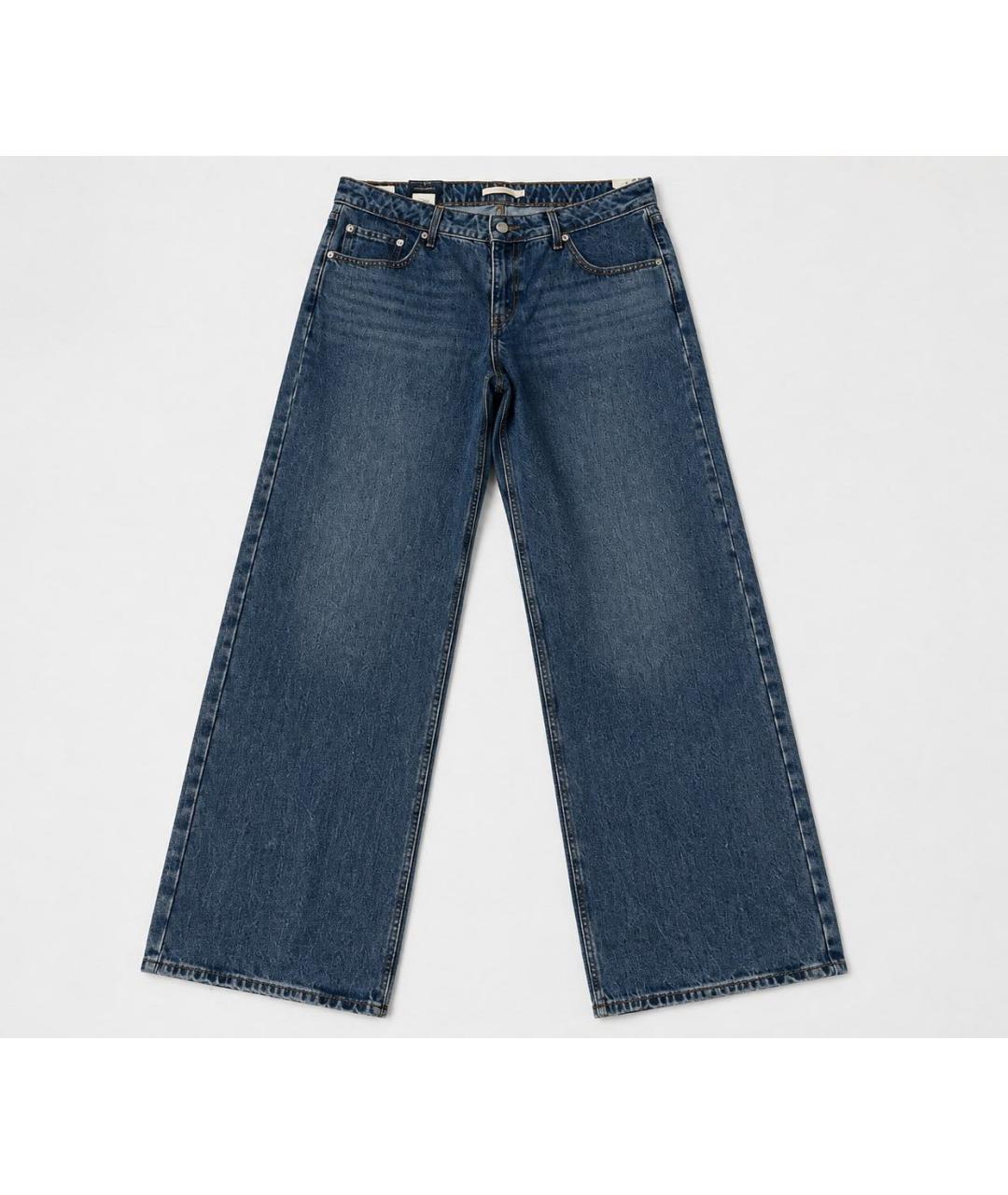 LEVI'S Синие хлопковые джинсы клеш, фото 9