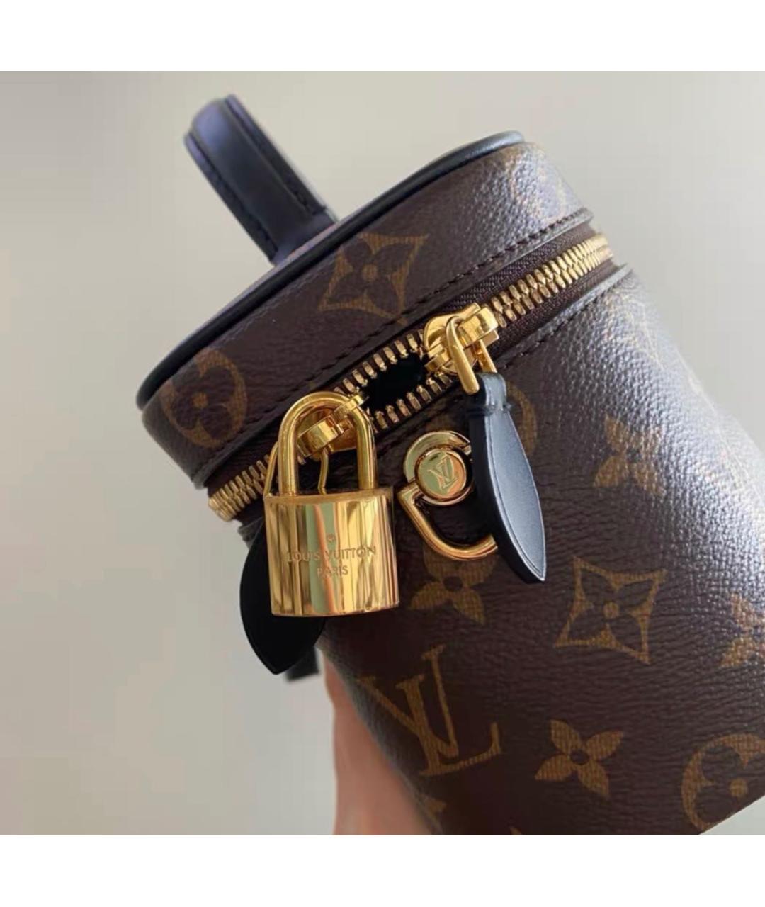 LOUIS VUITTON Коричневая сумка через плечо из канвы, фото 6