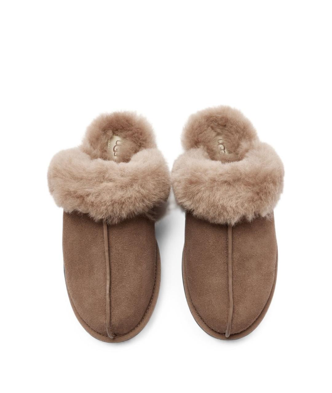 UGG Коричневые замшевые сабо, фото 4