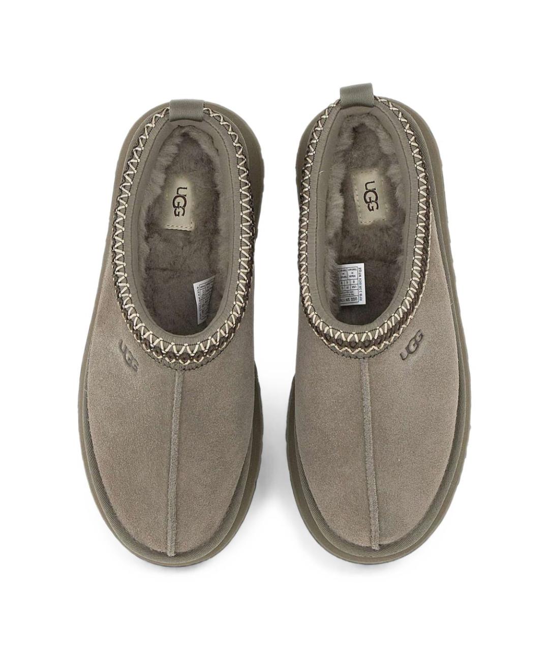 UGG Коричневые замшевые сабо, фото 3