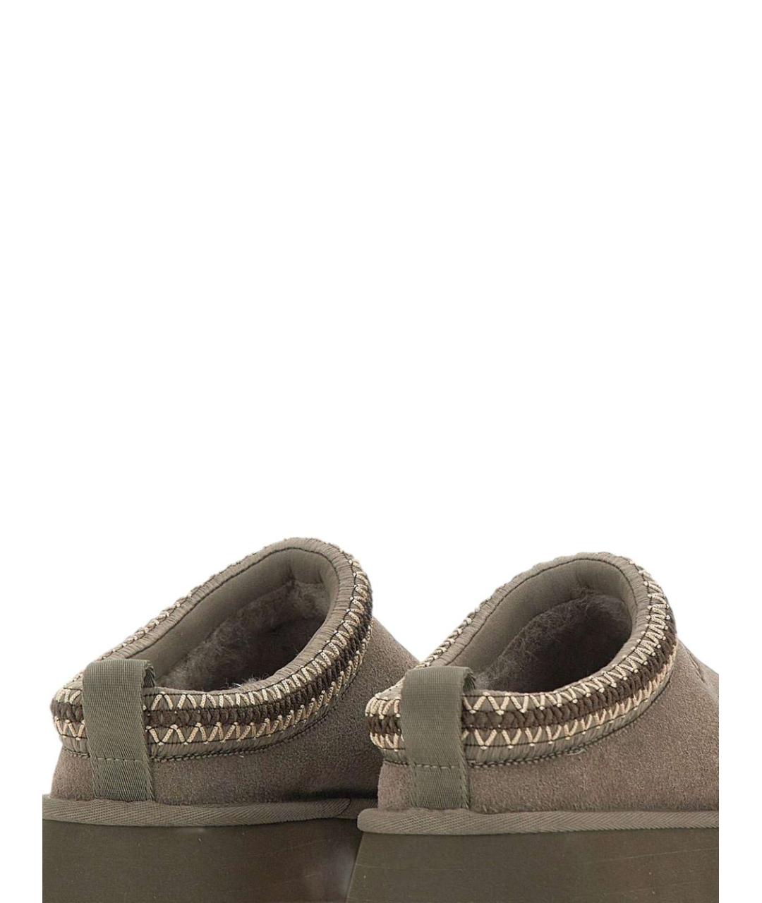 UGG Коричневые замшевые сабо, фото 4