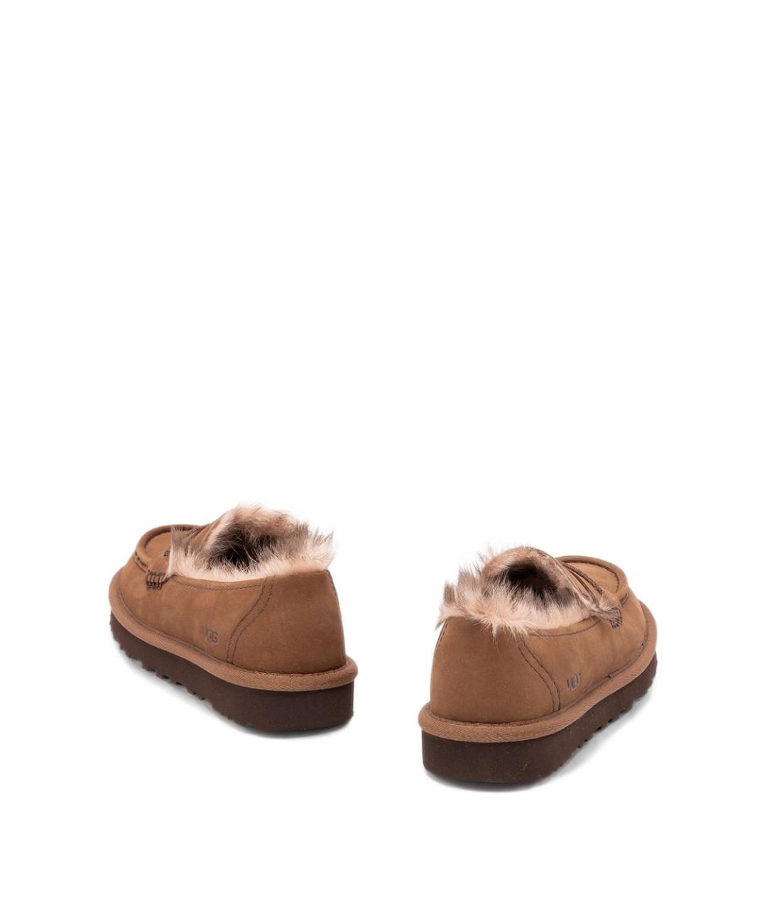 UGG Коричневые замшевые лоферы, фото 2
