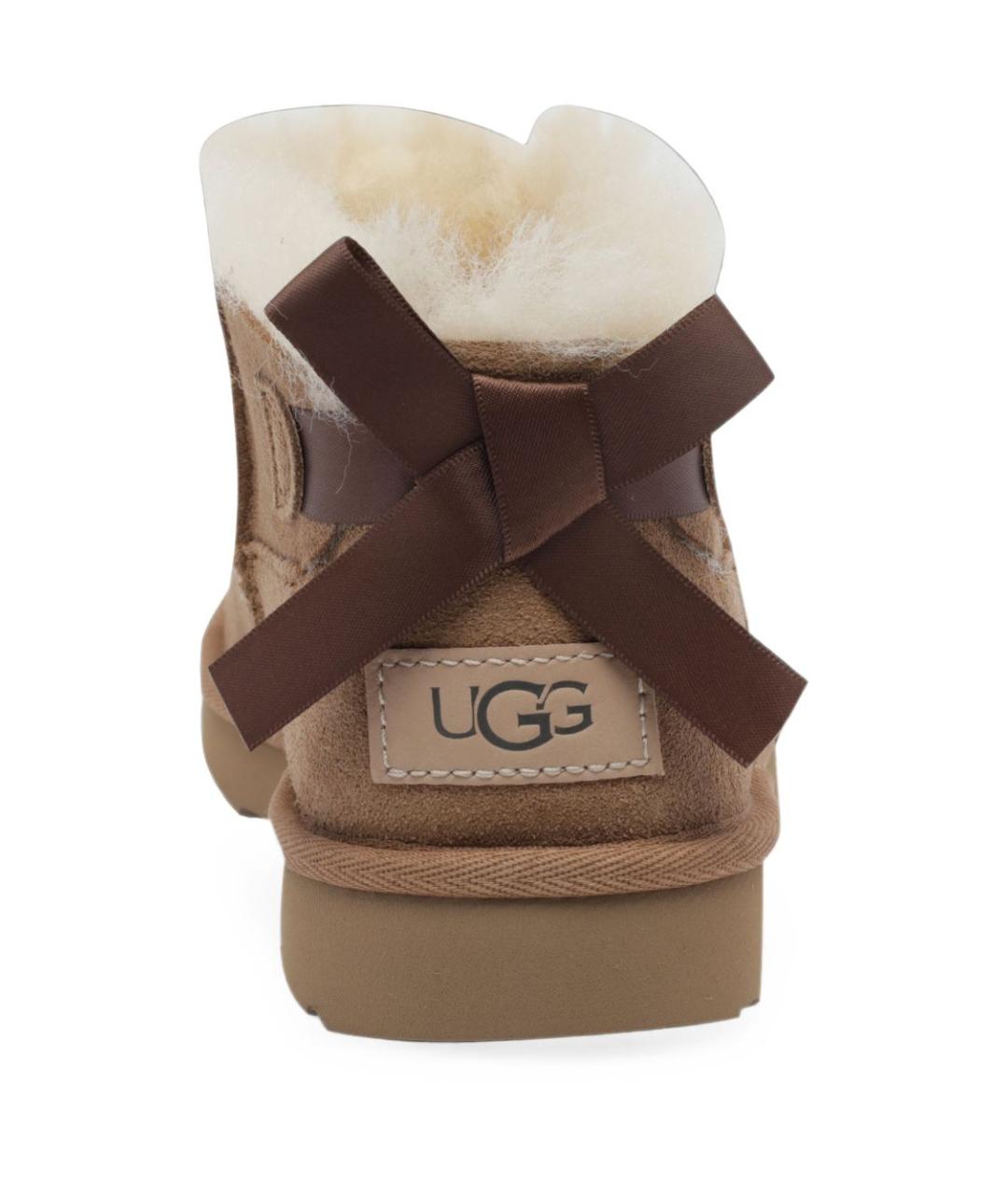 UGG Коричневые замшевые полусапоги, фото 2