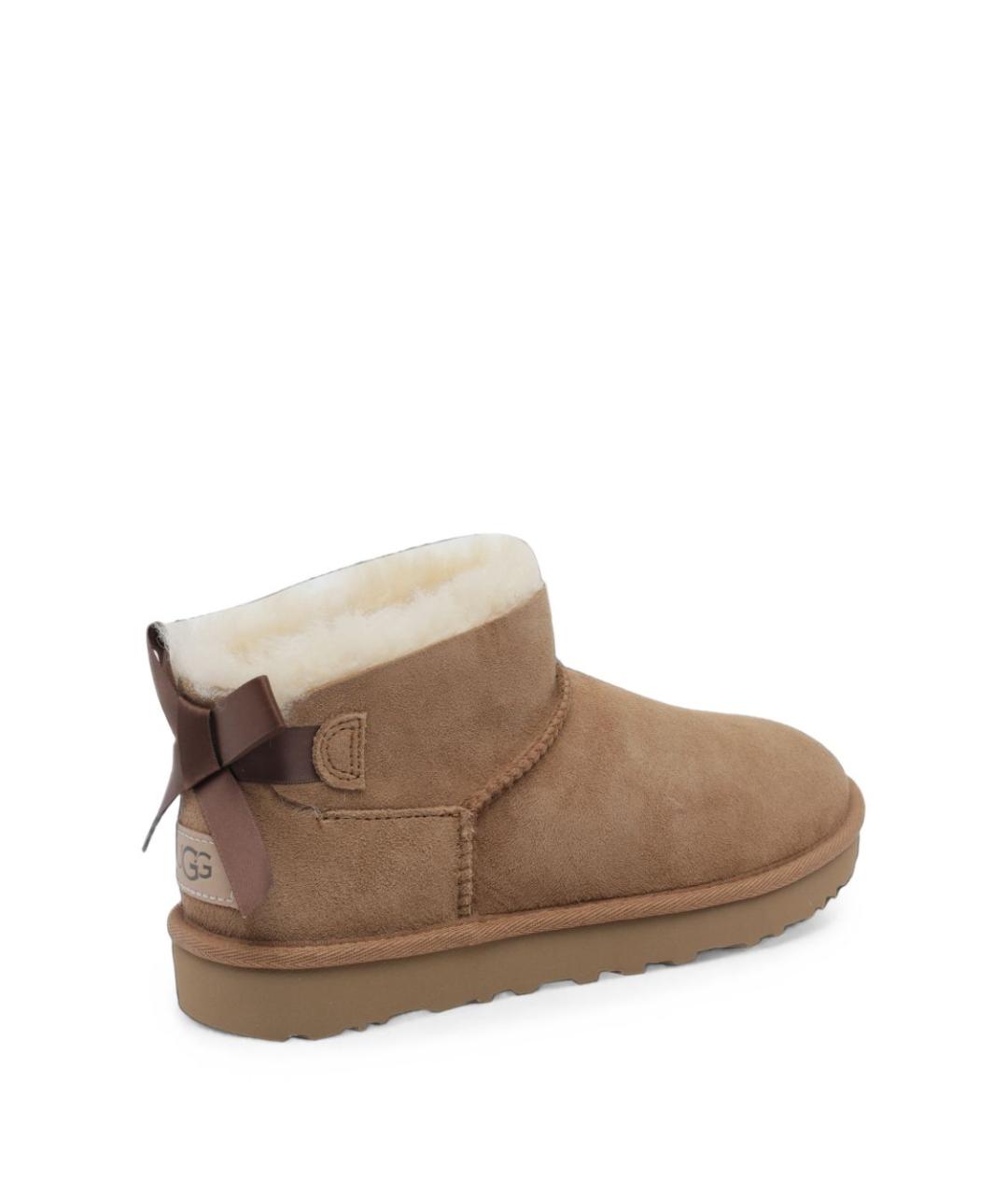 UGG Коричневые замшевые полусапоги, фото 3