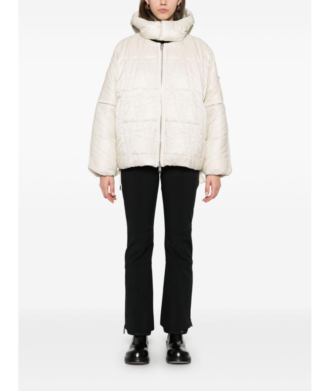MONCLER GRENOBLE Черные полиэстеровые спортивные брюки и шорты, фото 3