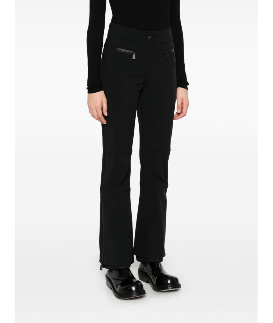 MONCLER GRENOBLE Черные полиэстеровые спортивные брюки и шорты, фото 5