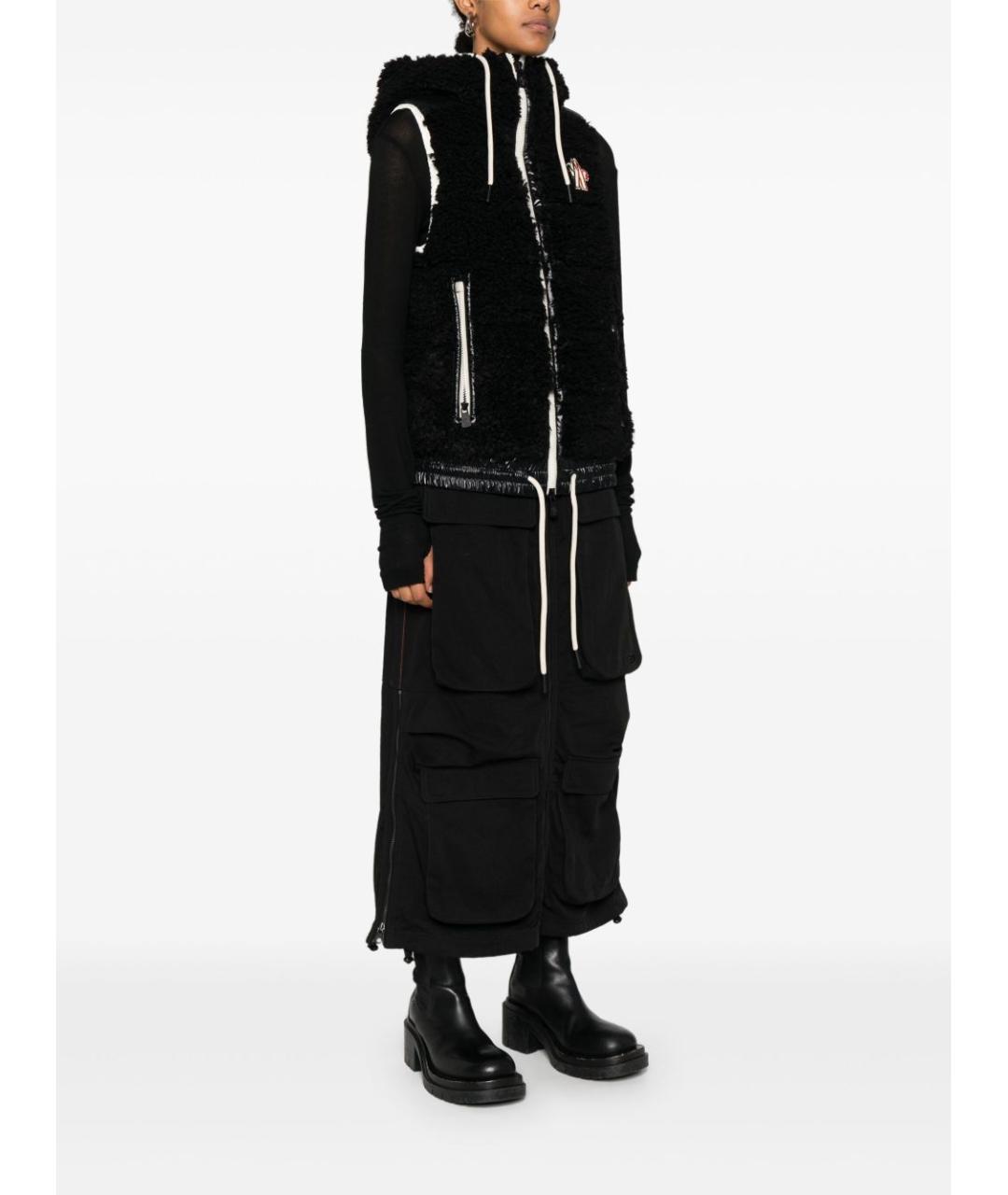 MONCLER GRENOBLE Черный жилет, фото 3