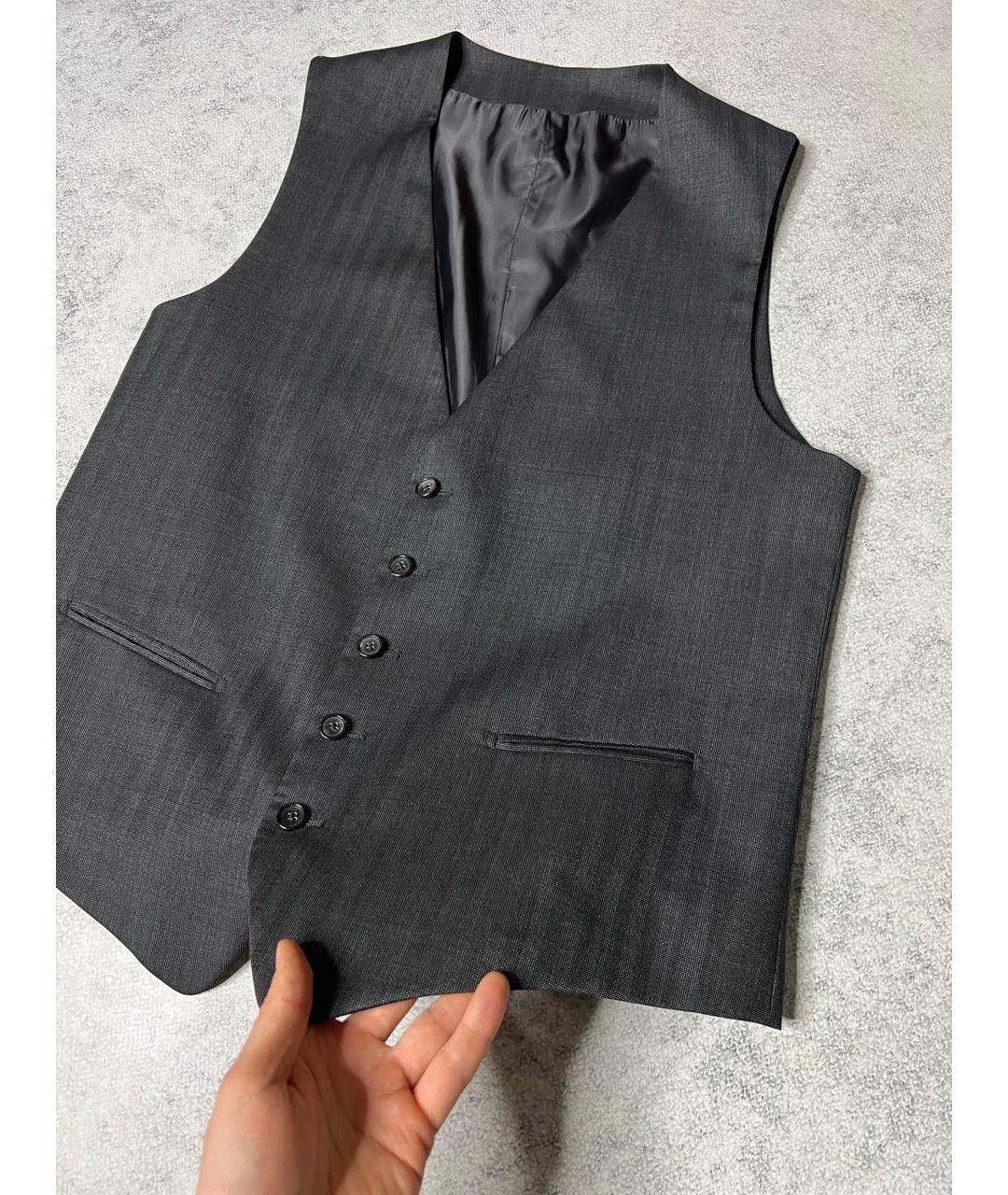 HUGO BOSS Серый костюм-тройка, фото 6