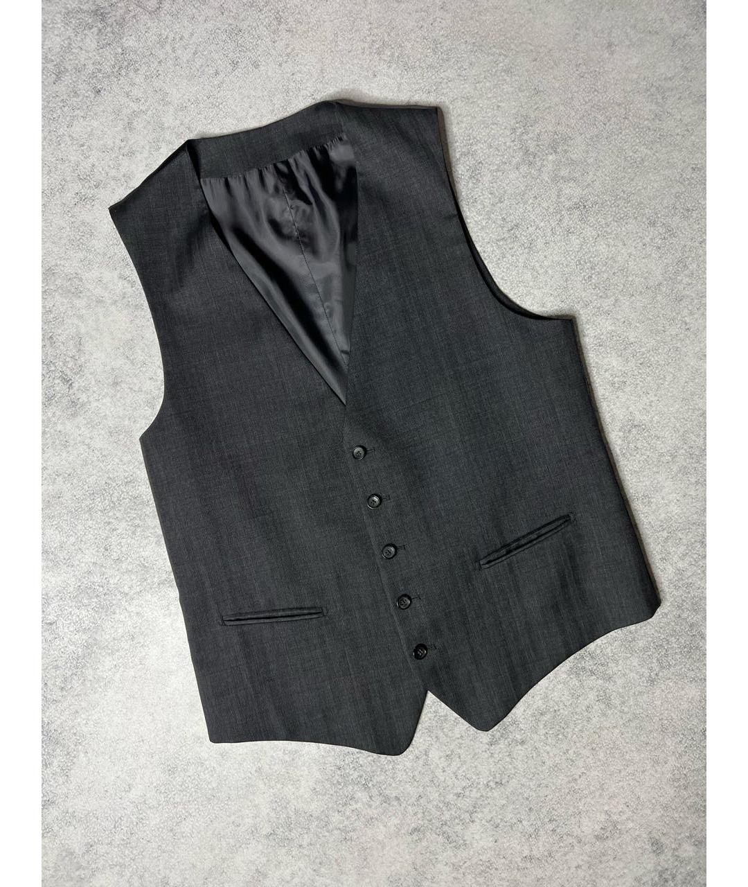 HUGO BOSS Серый костюм-тройка, фото 2