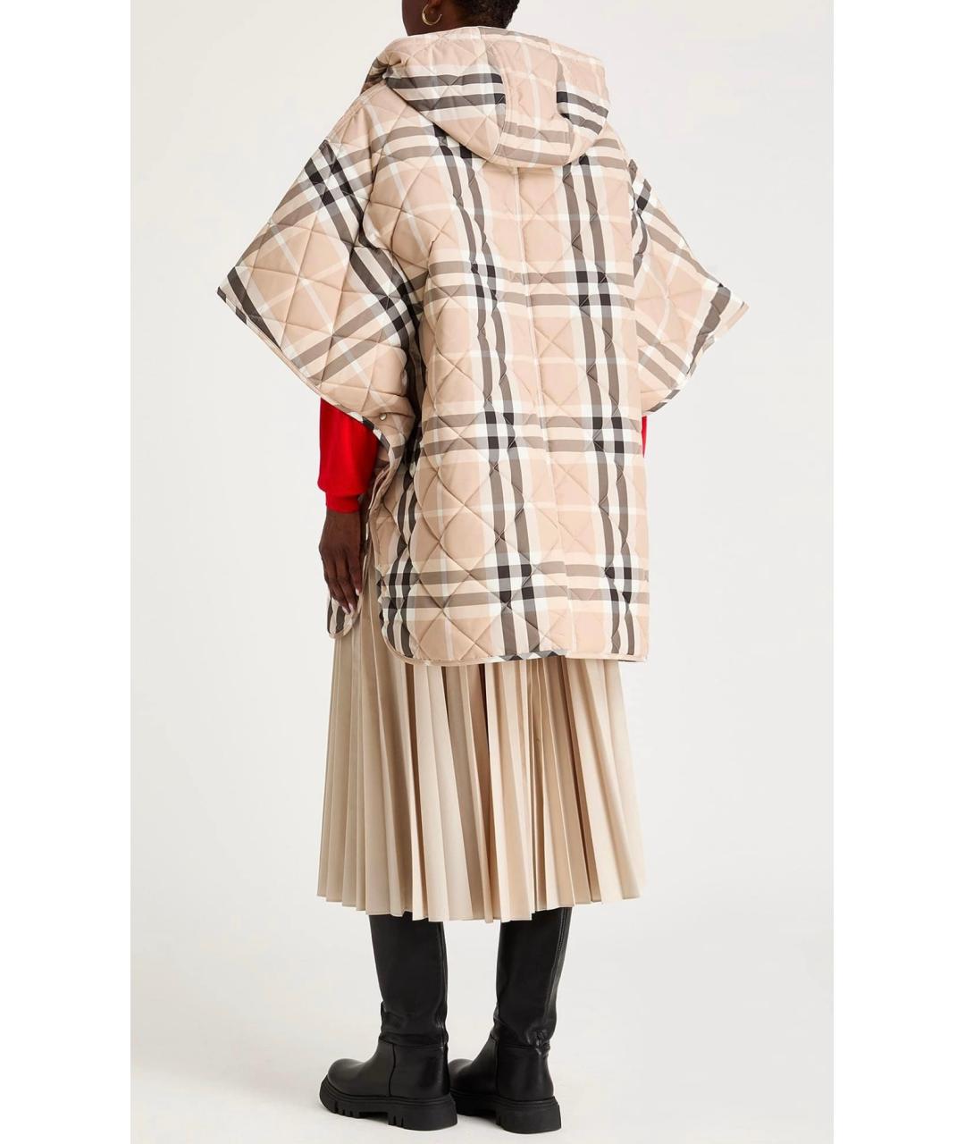 BURBERRY Бежевый полиэстеровый жилет, фото 3