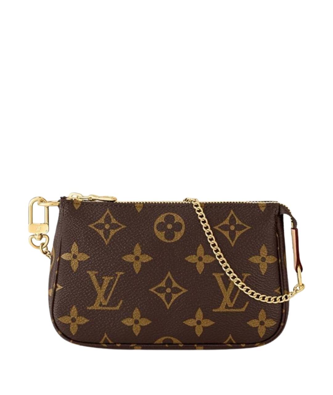 LOUIS VUITTON Коричневая сумка с короткими ручками из канвы, фото 1
