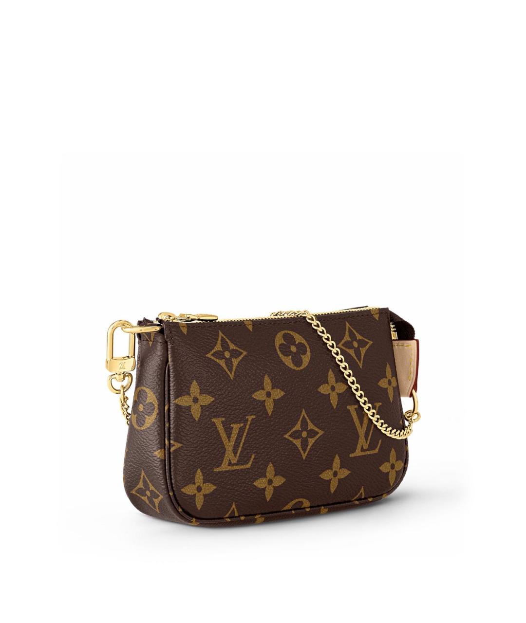 LOUIS VUITTON Коричневая сумка с короткими ручками из канвы, фото 2