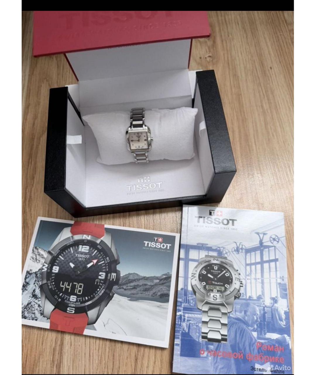 TISSOT Антрацитовые металлические часы, фото 6