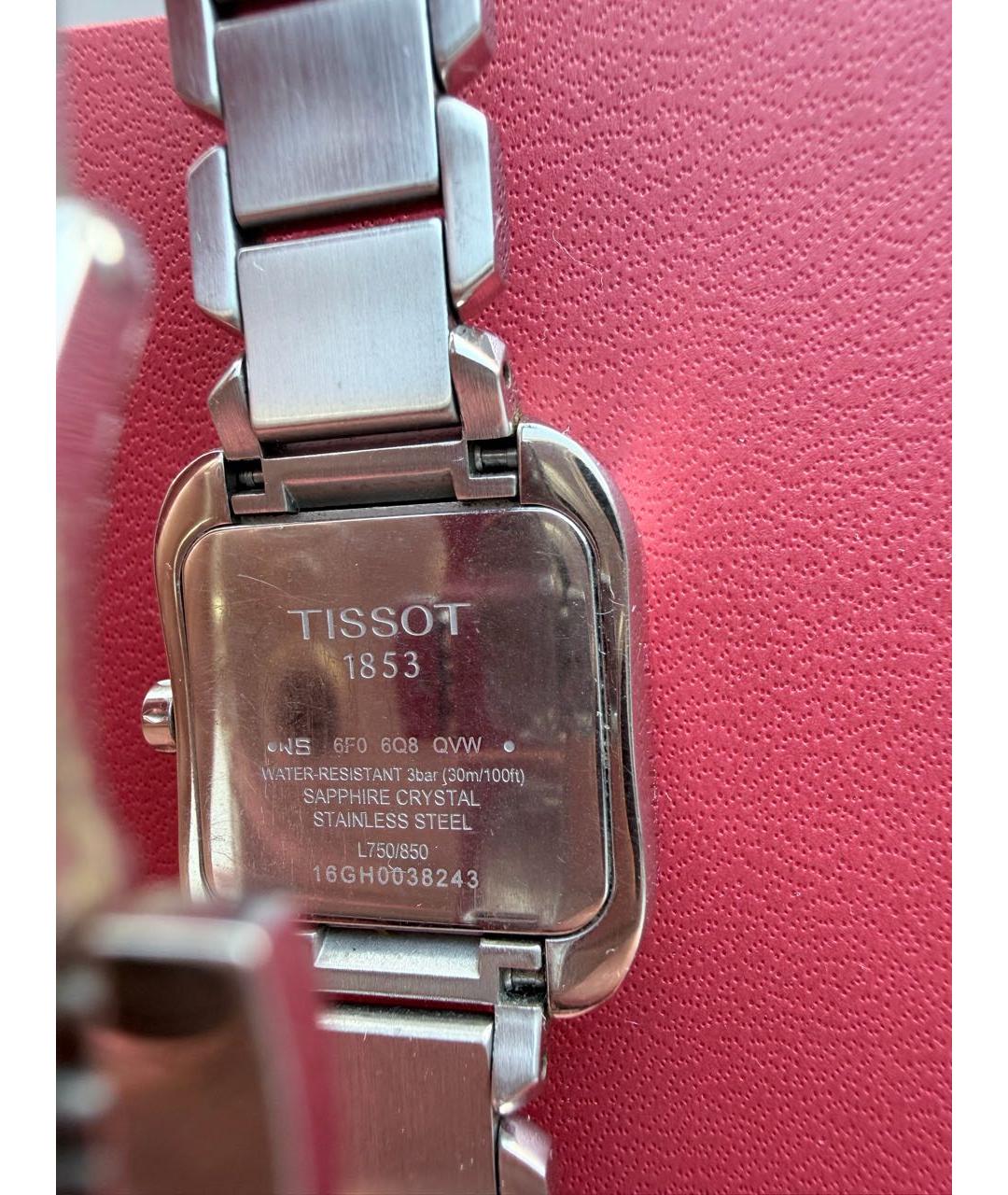 TISSOT Антрацитовые металлические часы, фото 2