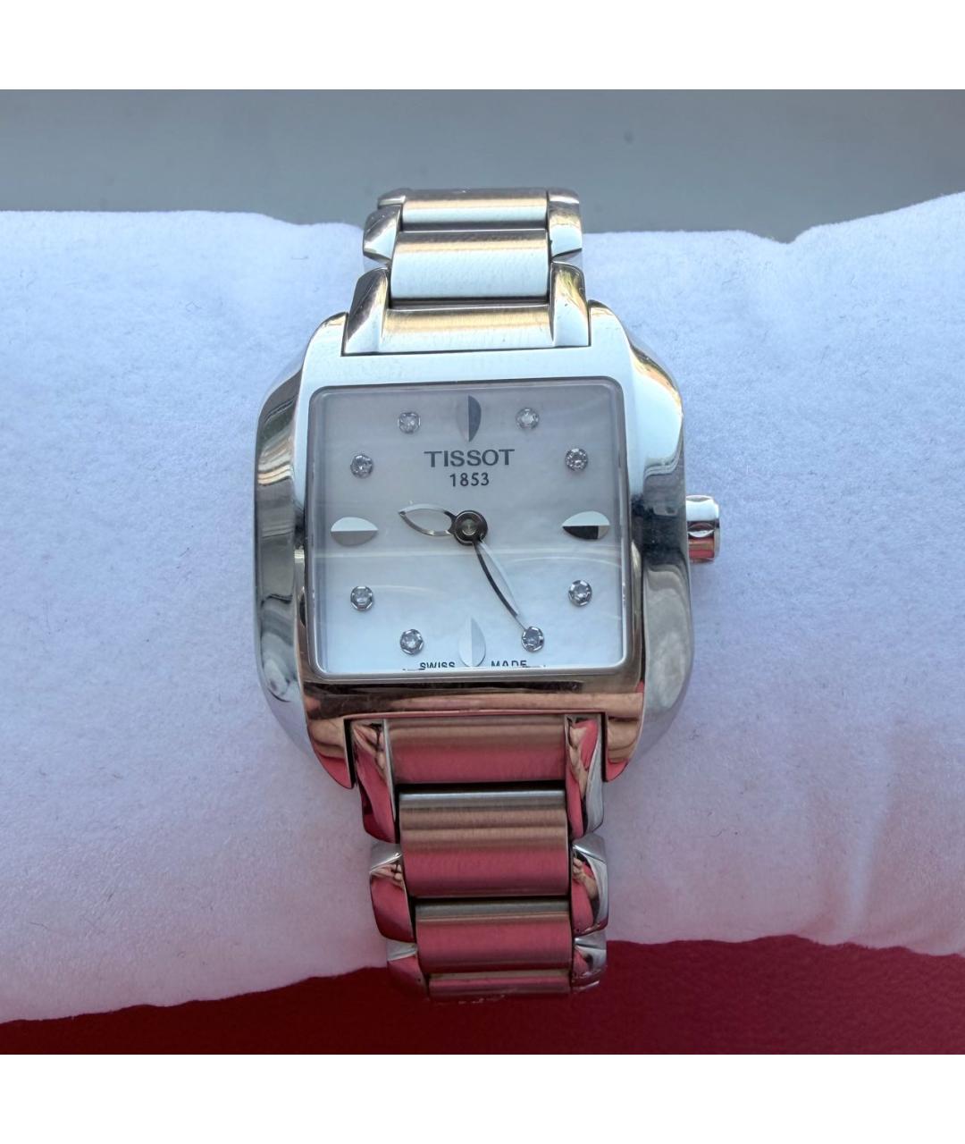TISSOT Антрацитовые металлические часы, фото 7