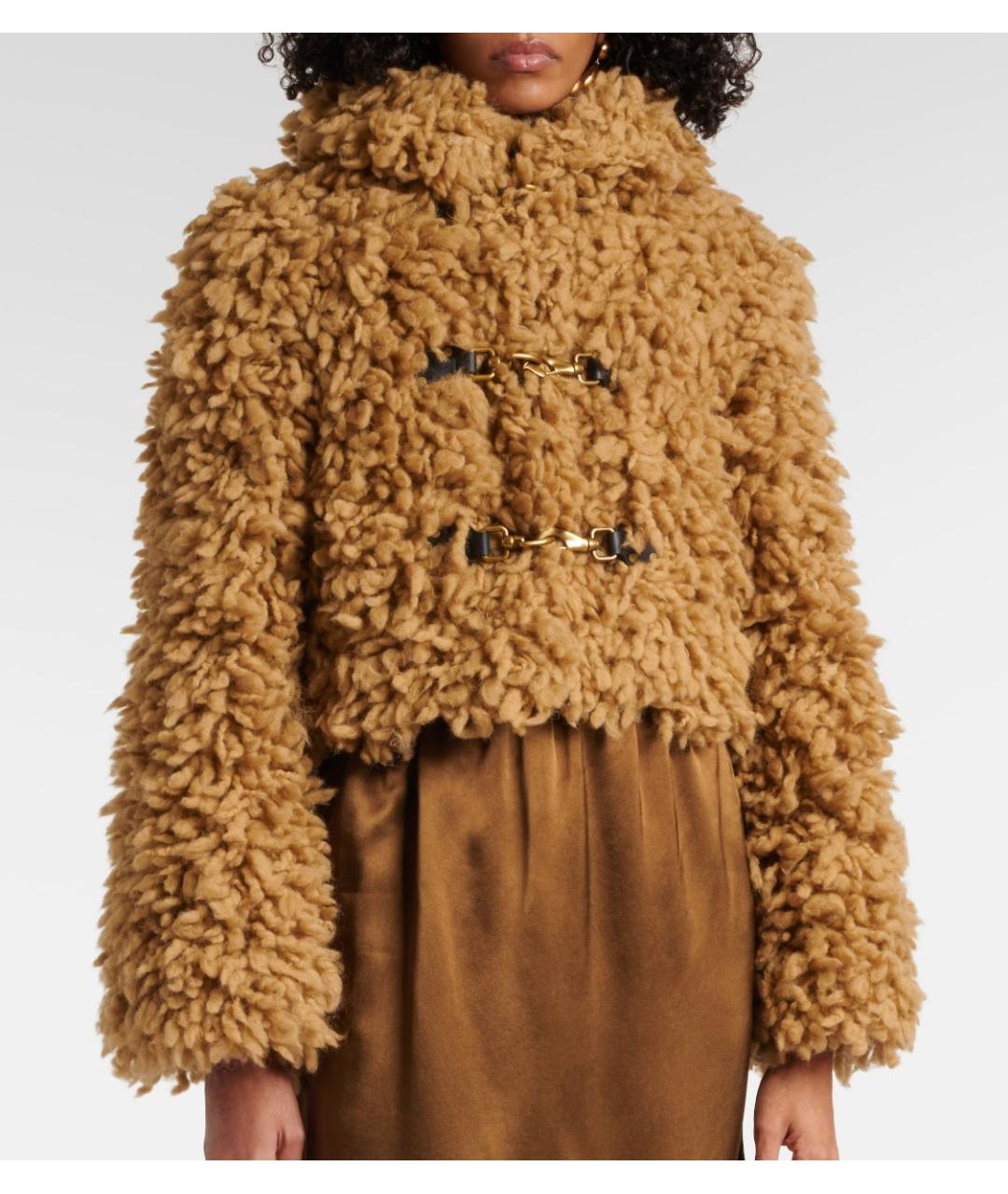 BURBERRY Бежевая шерстяная куртка, фото 2