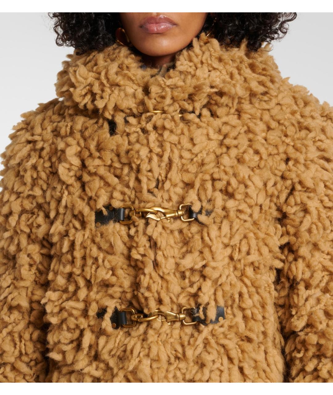 BURBERRY Бежевая шерстяная куртка, фото 5