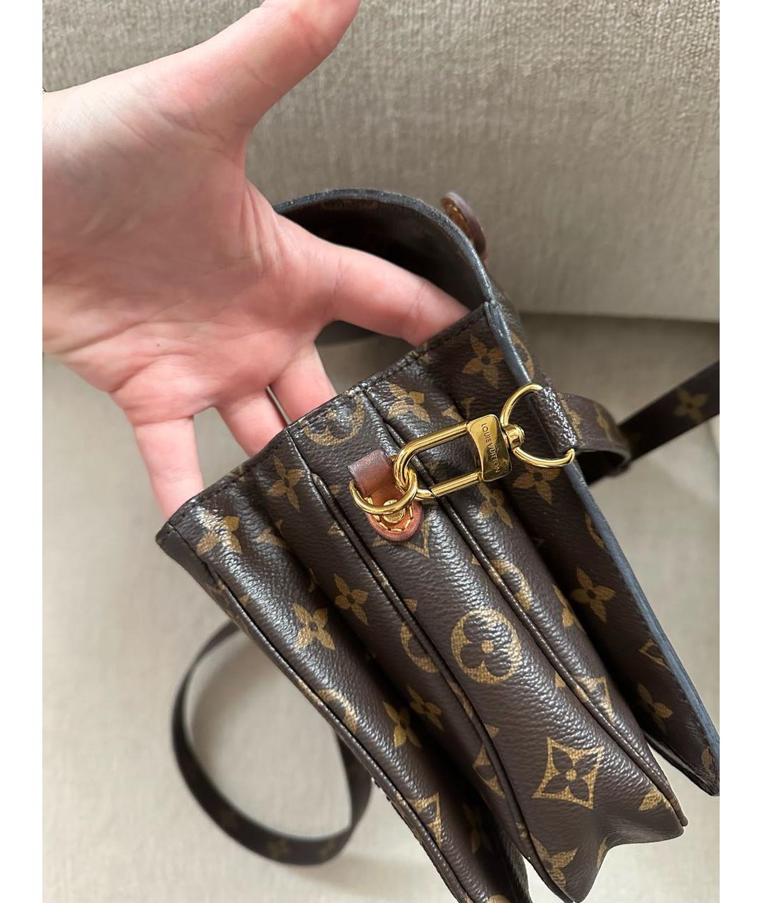 LOUIS VUITTON Коричневая сумка через плечо, фото 8