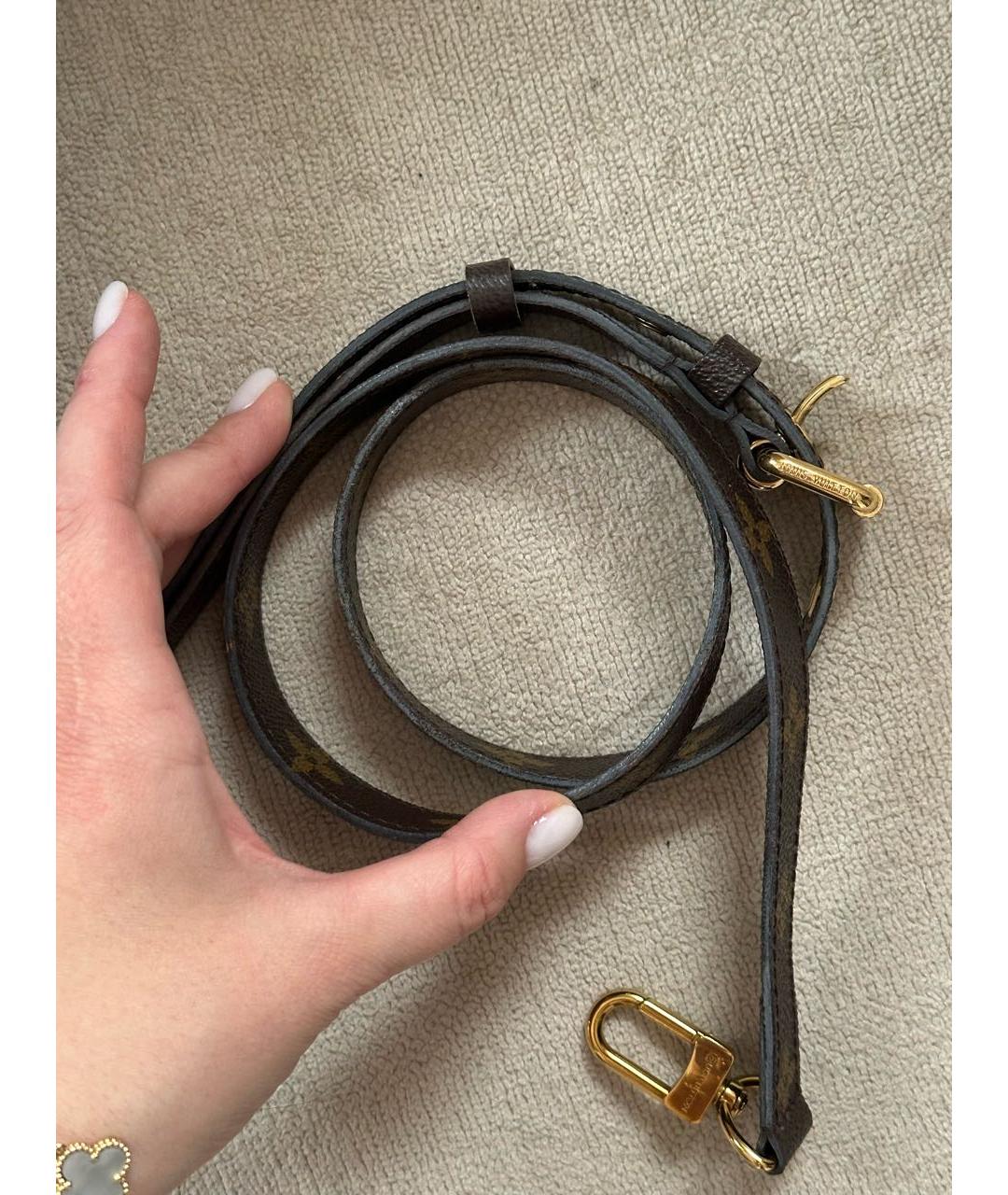 LOUIS VUITTON Коричневая сумка через плечо, фото 6