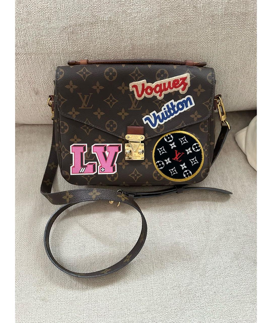 LOUIS VUITTON Коричневая сумка через плечо, фото 9