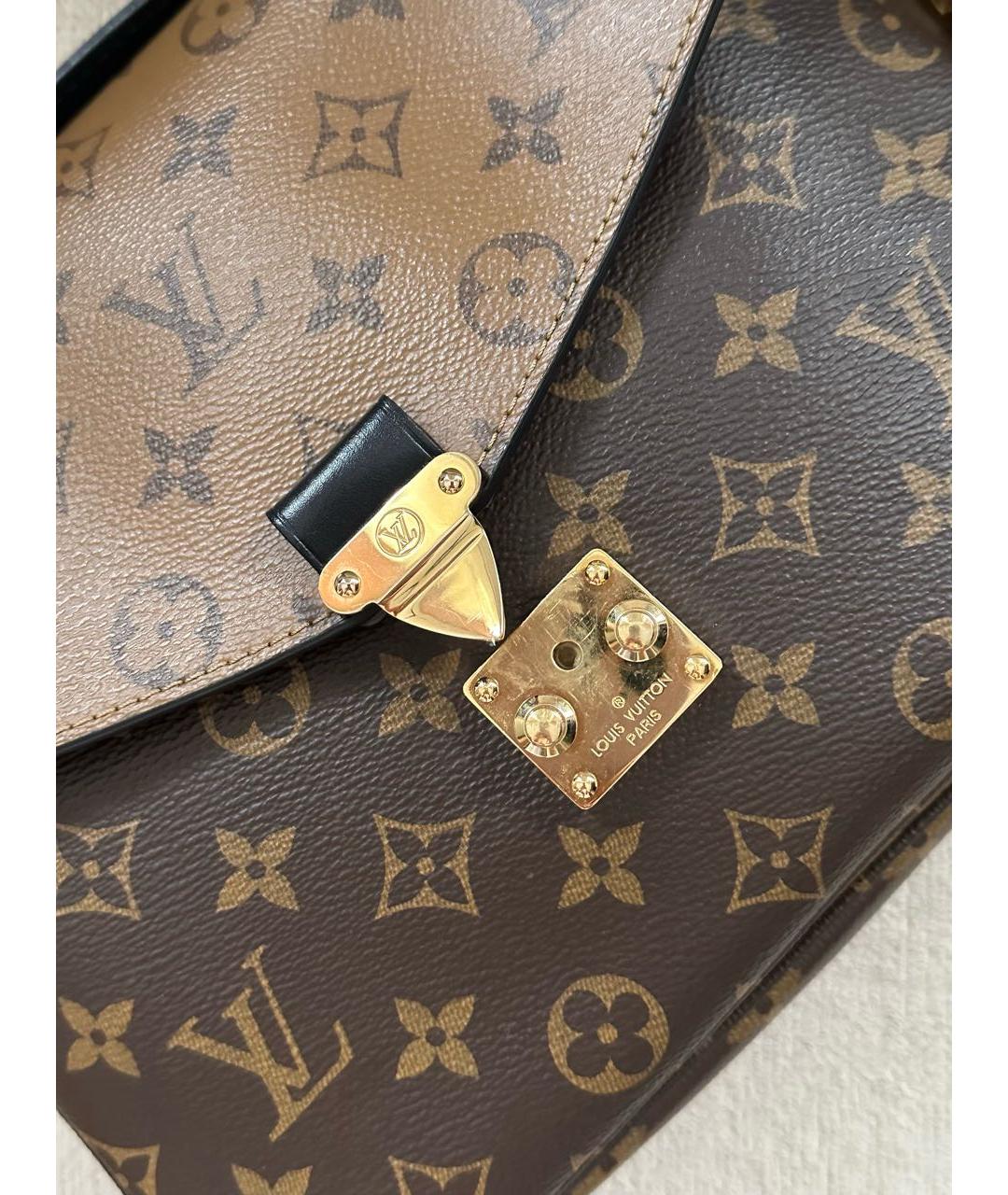 LOUIS VUITTON Коричневая сумка через плечо, фото 3