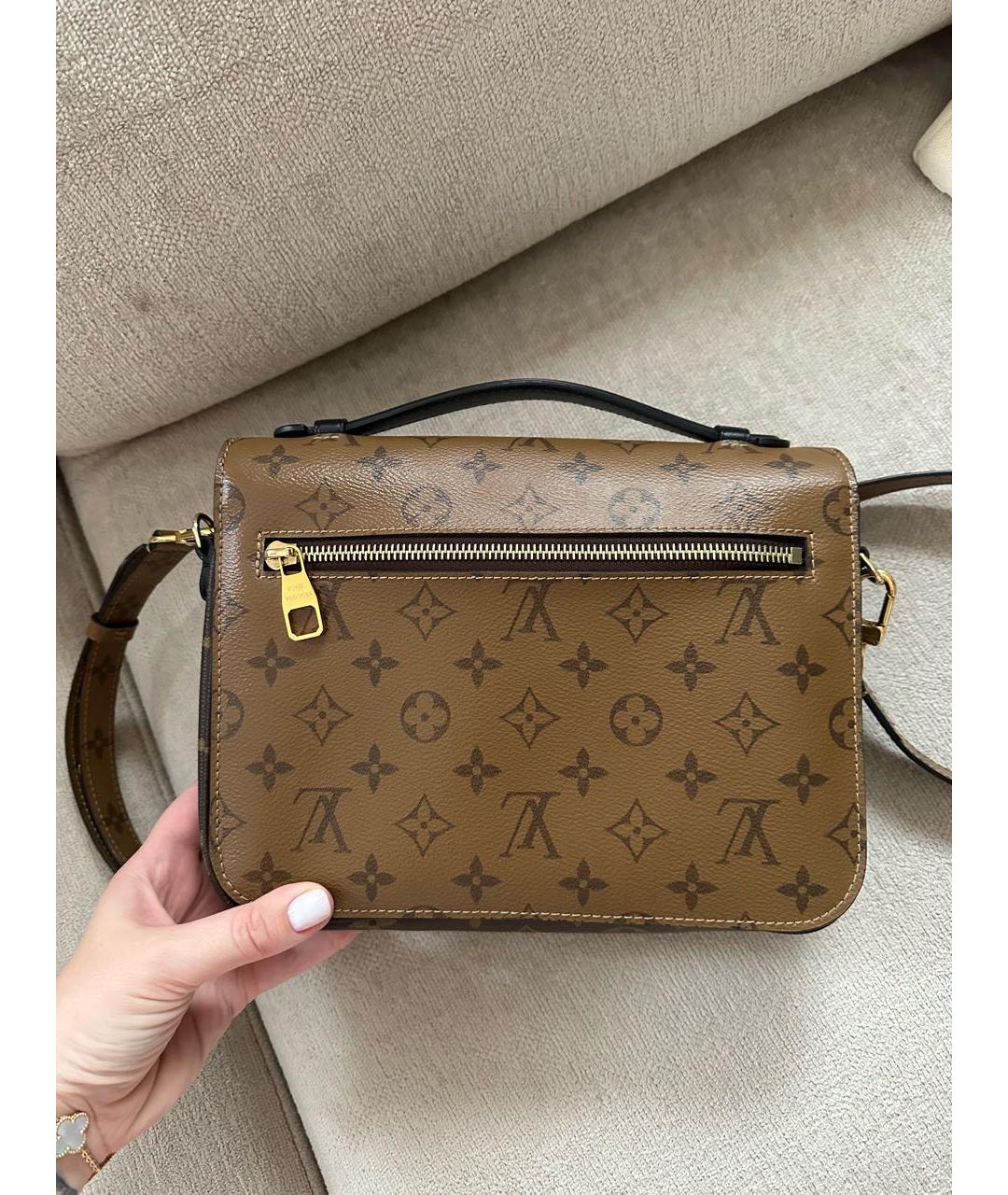 LOUIS VUITTON Коричневая сумка через плечо, фото 2