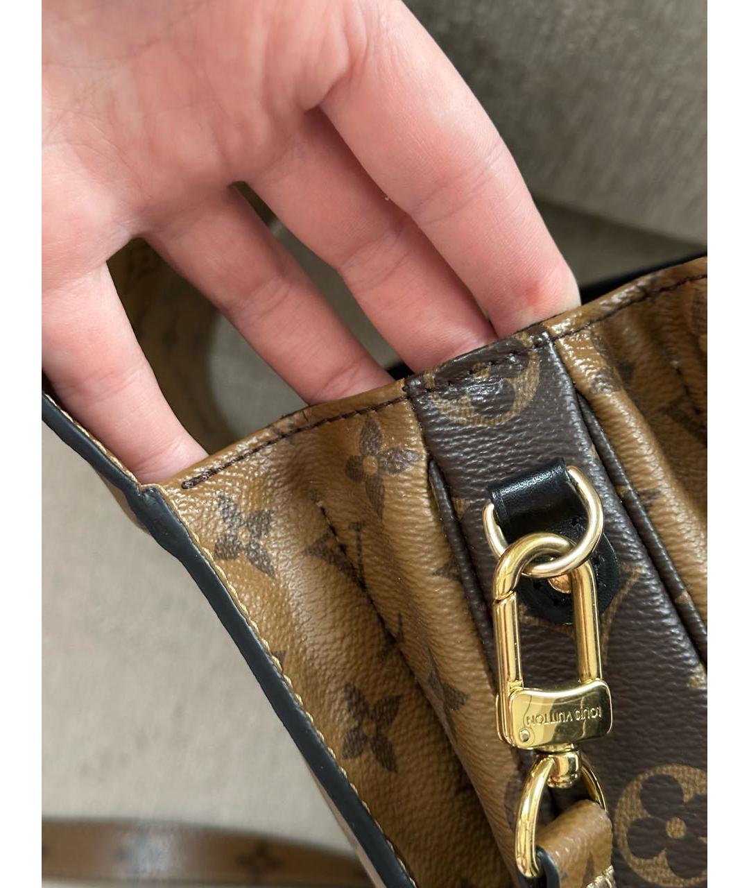 LOUIS VUITTON Коричневая сумка через плечо, фото 4