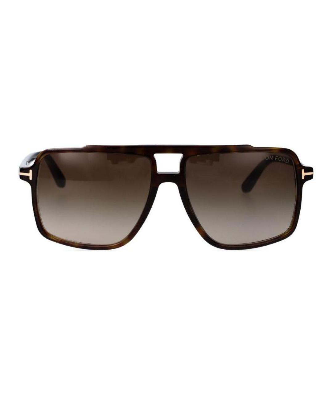 TOM FORD Черные металлические солнцезащитные очки, фото 2