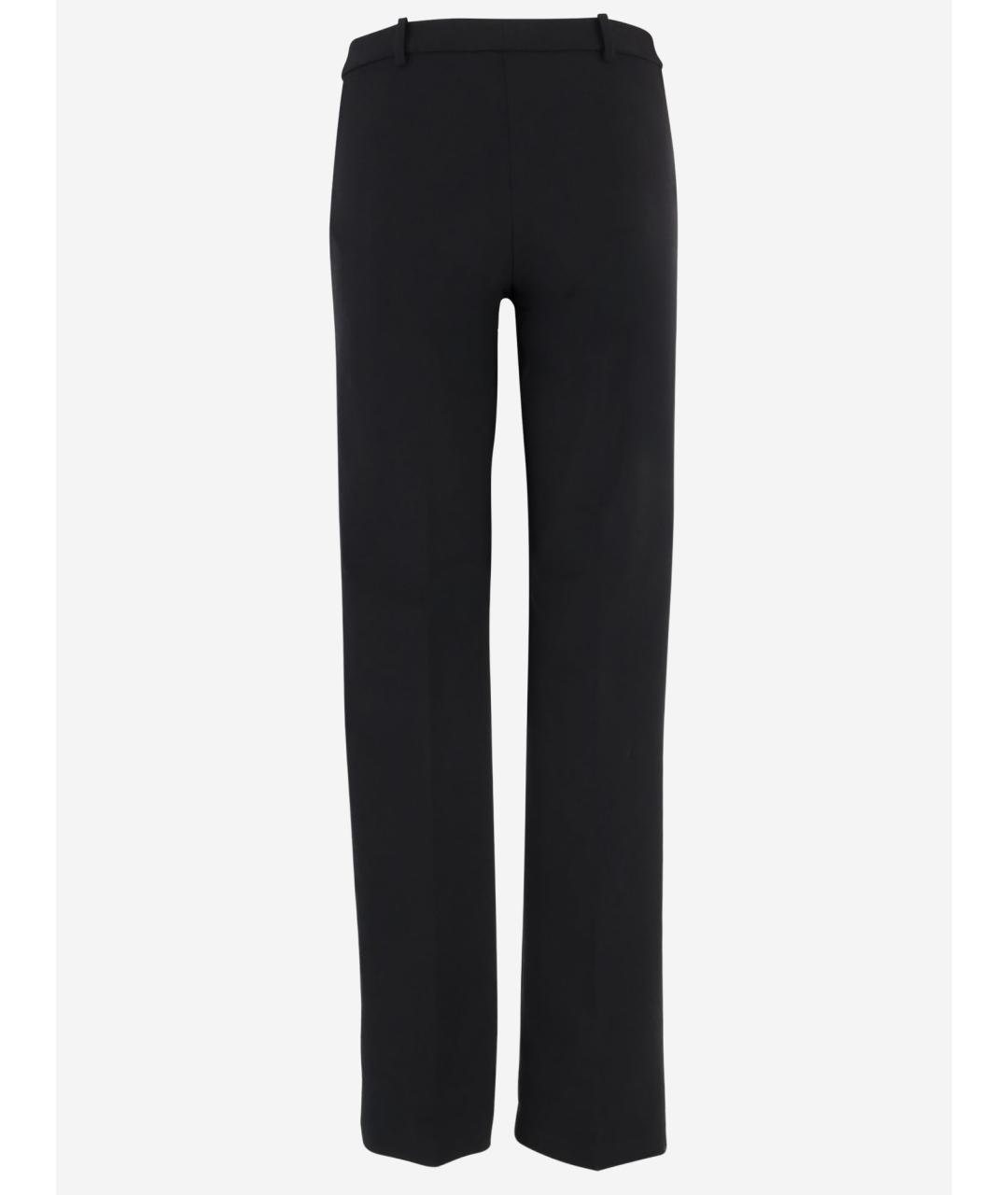 BALENCIAGA Черные хлопковые прямые брюки, фото 2